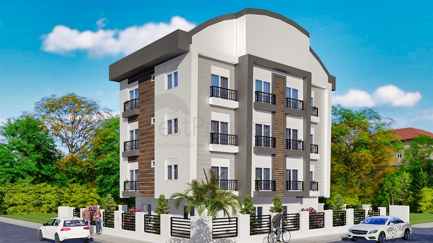 Квартиры планировки 1+1 в районе Кепез - Анталия 