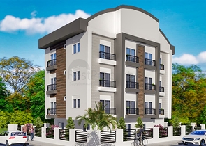 Квартиры планировки 1+1 в районе Кепез - Анталия 