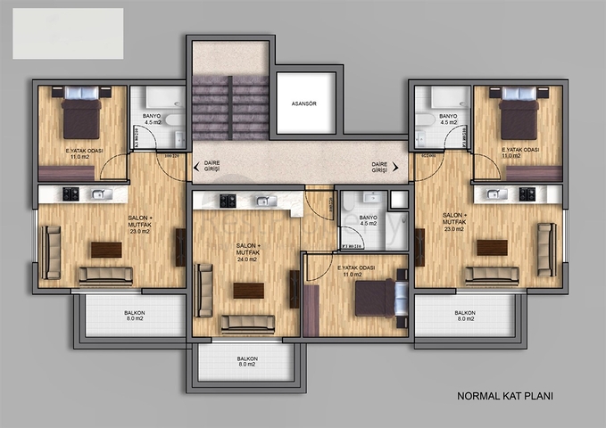 Инвестиционный проект в районе Алтынташ - Анталия