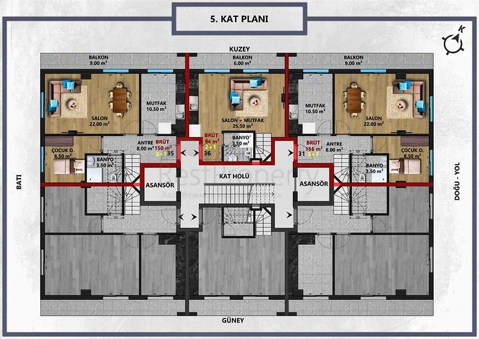 Инвестиционный проект в центре города Анталия 