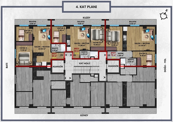 Инвестиционный проект в центре города Анталия 