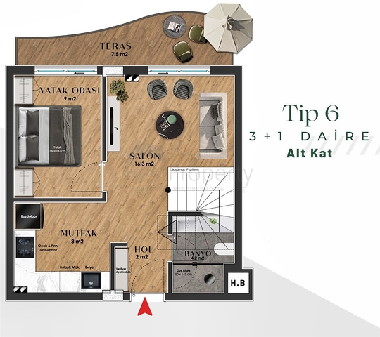 Инвестиционный проект в микрорайоне Гюзельоба - Анталия