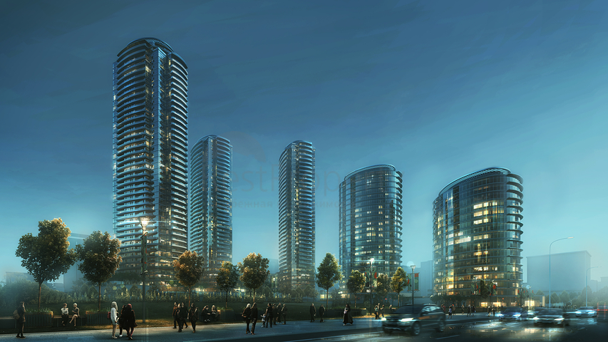 Готовый комплекс с видом на море и острова в районе Картал