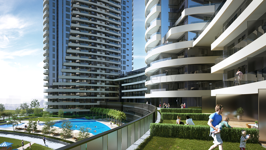 Готовый комплекс с видом на море и острова в районе Картал