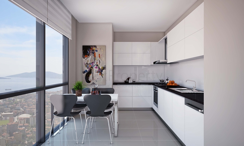 Готовый комплекс с видом на море и острова в районе Картал