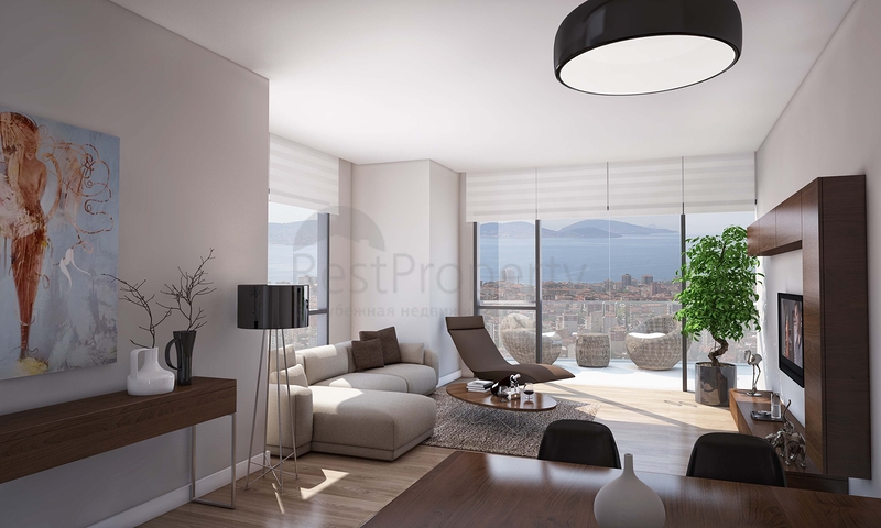 Готовый комплекс с видом на море и острова в районе Картал