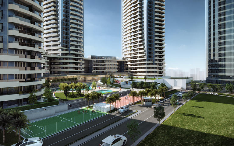 Готовый комплекс с видом на море и острова в районе Картал