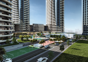 Готовый комплекс с видом на море и острова в районе Картал