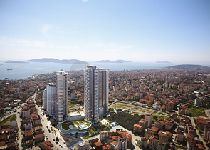 Готовый комплекс с видом на море и острова в районе Картал