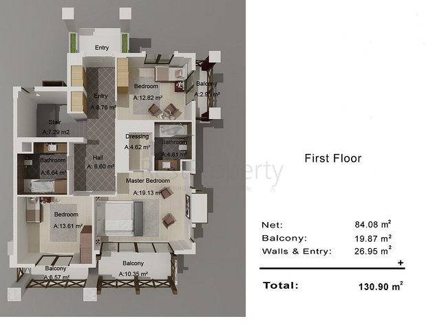 Виллы в микрорайоне Хаджисекилер - Анталия