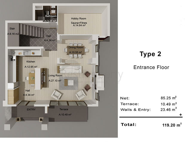Виллы в микрорайоне Хаджисекилер - Анталия