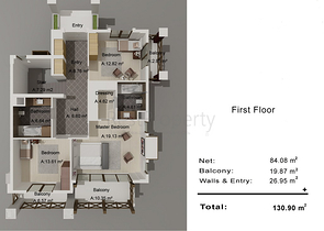 Виллы в микрорайоне Хаджисекилер - Анталия