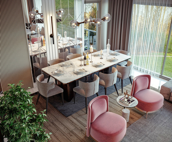 Квартиры планировки 4+1 и 5+1 дуплекс в микрорайоне Алтынова - Анталия