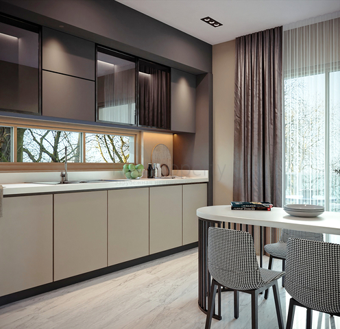 Квартиры планировки 4+1 и 5+1 дуплекс в микрорайоне Алтынова - Анталия