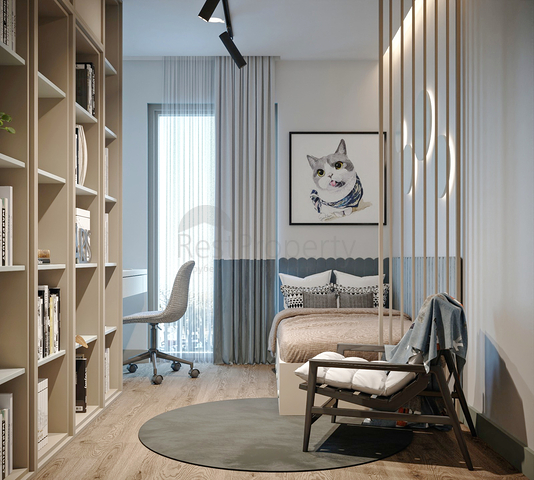 Квартиры планировки 4+1 и 5+1 дуплекс в микрорайоне Алтынова - Анталия