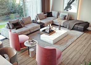 Квартиры планировки 4+1 и 5+1 дуплекс в микрорайоне Алтынова - Анталия