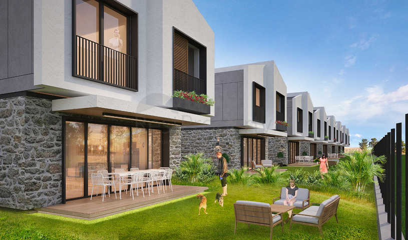 Виллы планировки 5+1  в комплексе,в районе Дошемеалты - Анталия