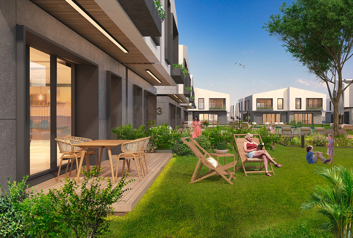 Виллы планировки 5+1  в комплексе,в районе Дошемеалты - Анталия