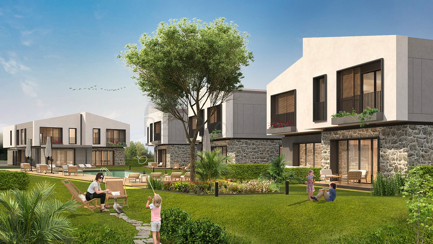 Виллы планировки 5+1  в комплексе,в районе Дошемеалты - Анталия