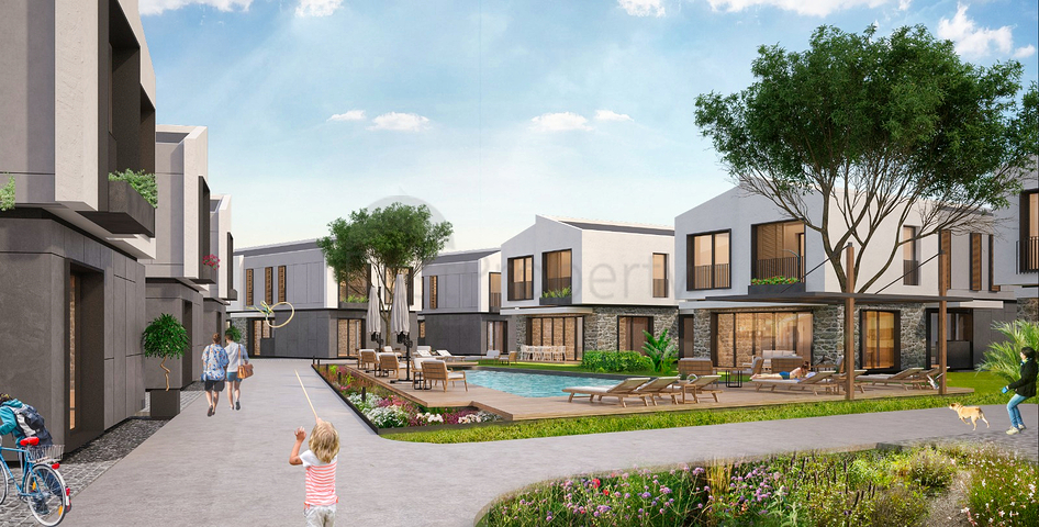 Виллы планировки 5+1  в комплексе,в районе Дошемеалты - Анталия