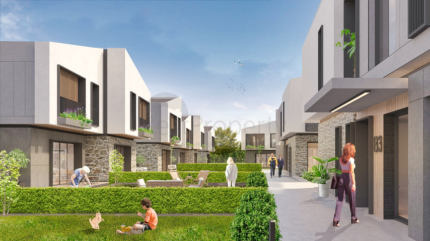 Виллы планировки 5+1  в комплексе,в районе Дошемеалты - Анталия