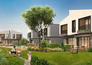 Виллы планировки 5+1  в комплексе,в районе Дошемеалты - Анталия