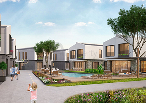 Виллы планировки 5+1  в комплексе,в районе Дошемеалты - Анталия