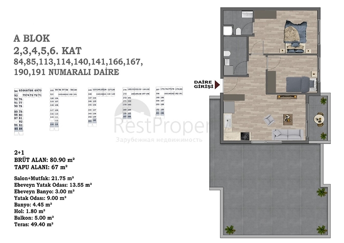 Инвестиционный проект в районе Серик - Анталия