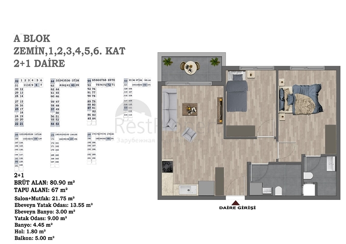 Инвестиционный проект в районе Серик - Анталия
