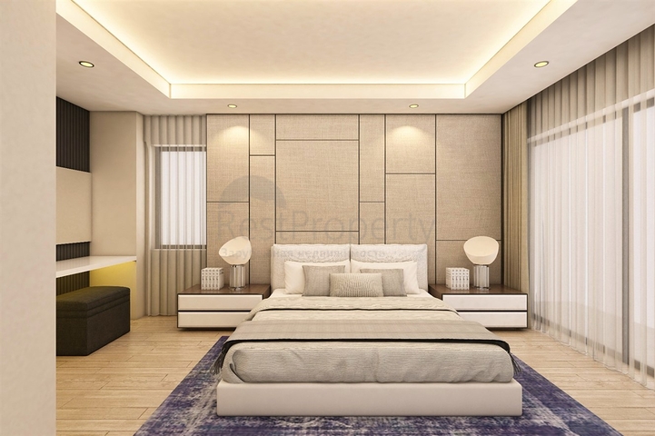 Виллы планировки 3+1 в районе Кепез - Анталия