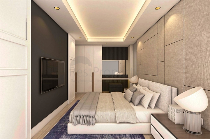 Виллы планировки 3+1 в районе Кепез - Анталия