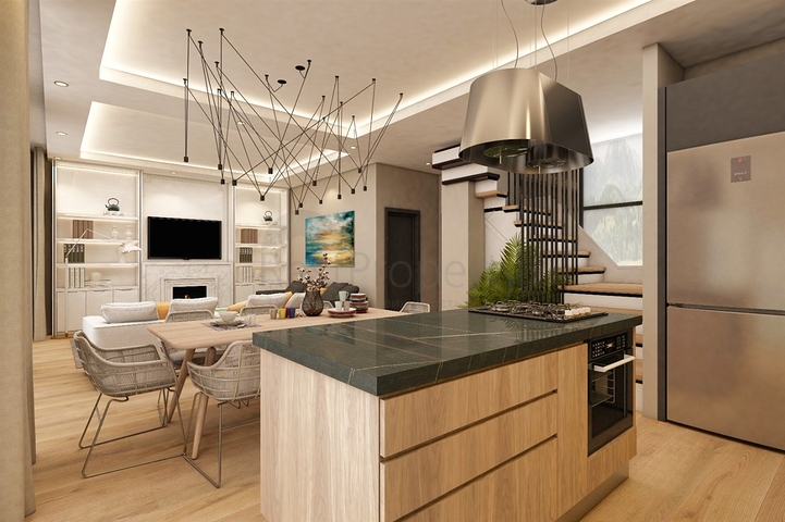 Виллы планировки 3+1 в районе Кепез - Анталия