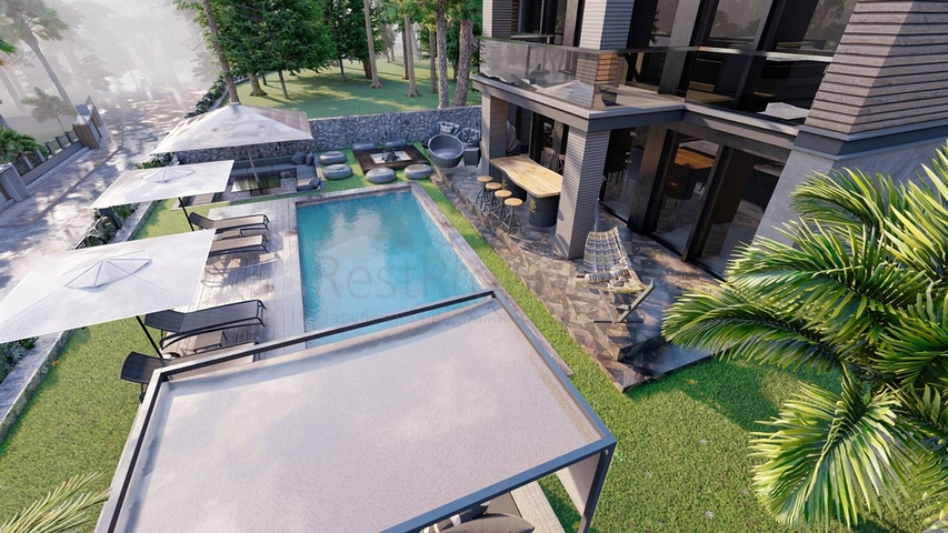 Виллы планировки 3+1 в районе Кепез - Анталия