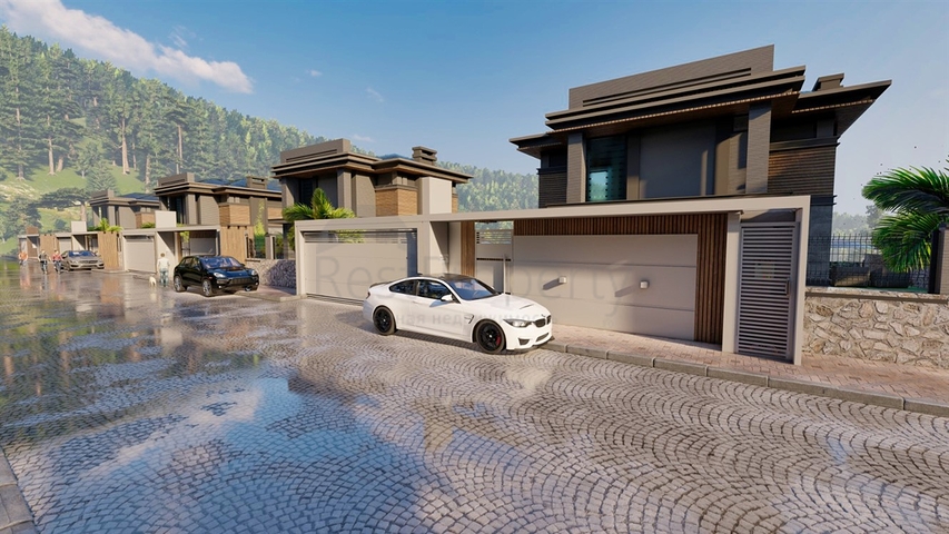 Виллы планировки 3+1 в районе Кепез - Анталия