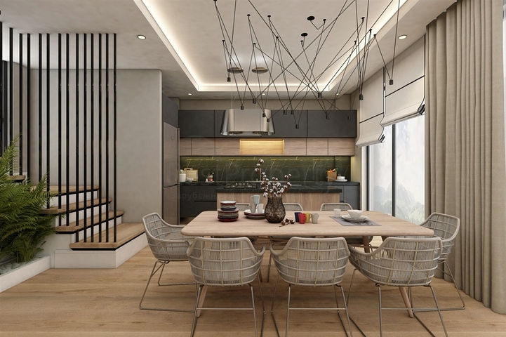 Виллы планировки 3+1 в районе Кепез - Анталия