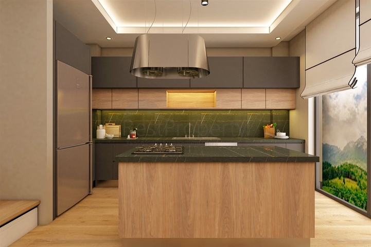 Виллы планировки 3+1 в районе Кепез - Анталия