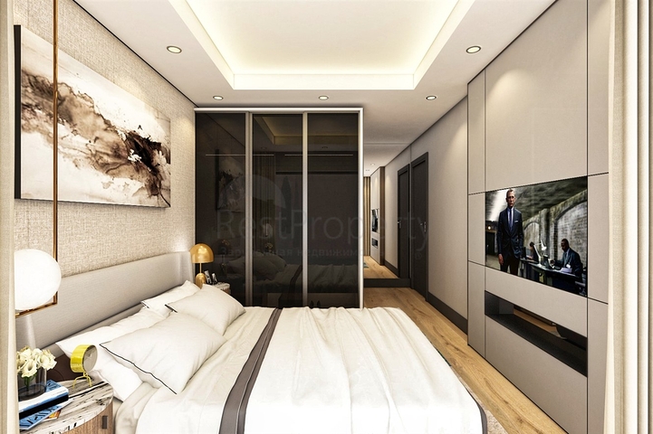 Виллы планировки 3+1 в районе Кепез - Анталия