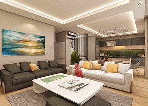 Виллы планировки 3+1 в районе Кепез - Анталия