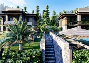 Виллы планировки 3+1 в районе Кепез - Анталия