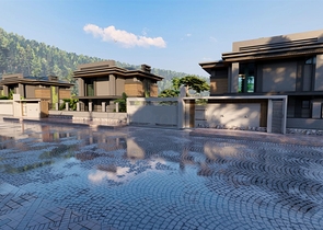 Виллы планировки 3+1 в районе Кепез - Анталия