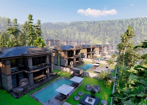 Виллы планировки 3+1 в районе Кепез - Анталия