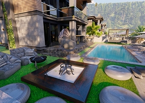 Виллы планировки 3+1 в районе Кепез - Анталия