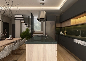 Виллы планировки 3+1 в районе Кепез - Анталия