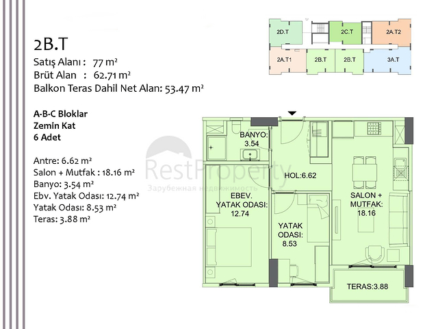Инвестиционный проект в районе Кепез - Анталия