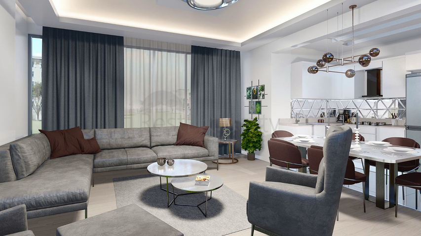 Квартира планировки 1+1 в районе Белек - Анталия 