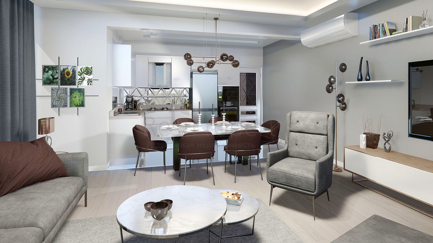 Квартира планировки 1+1 в районе Белек - Анталия 