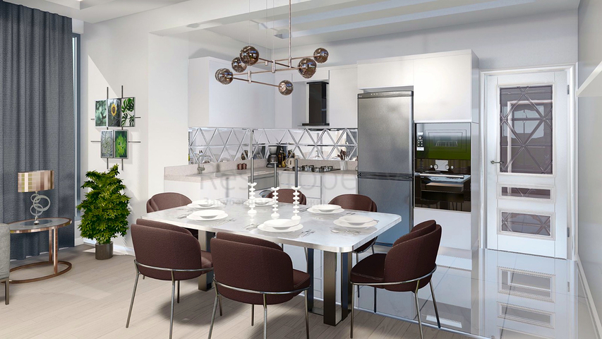 Квартира планировки 4+1 в районе Белек - Анталия 