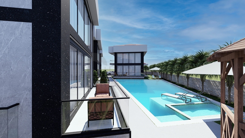 Виллы планировки 4+1 в районе Кемер - Анталия