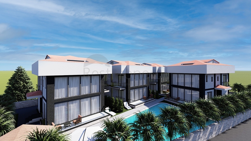 Виллы планировки 4+1 в районе Кемер - Анталия