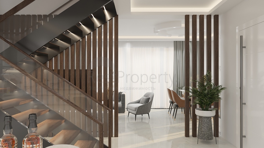 Виллы планировки 4+1 в районе Кемер - Анталия